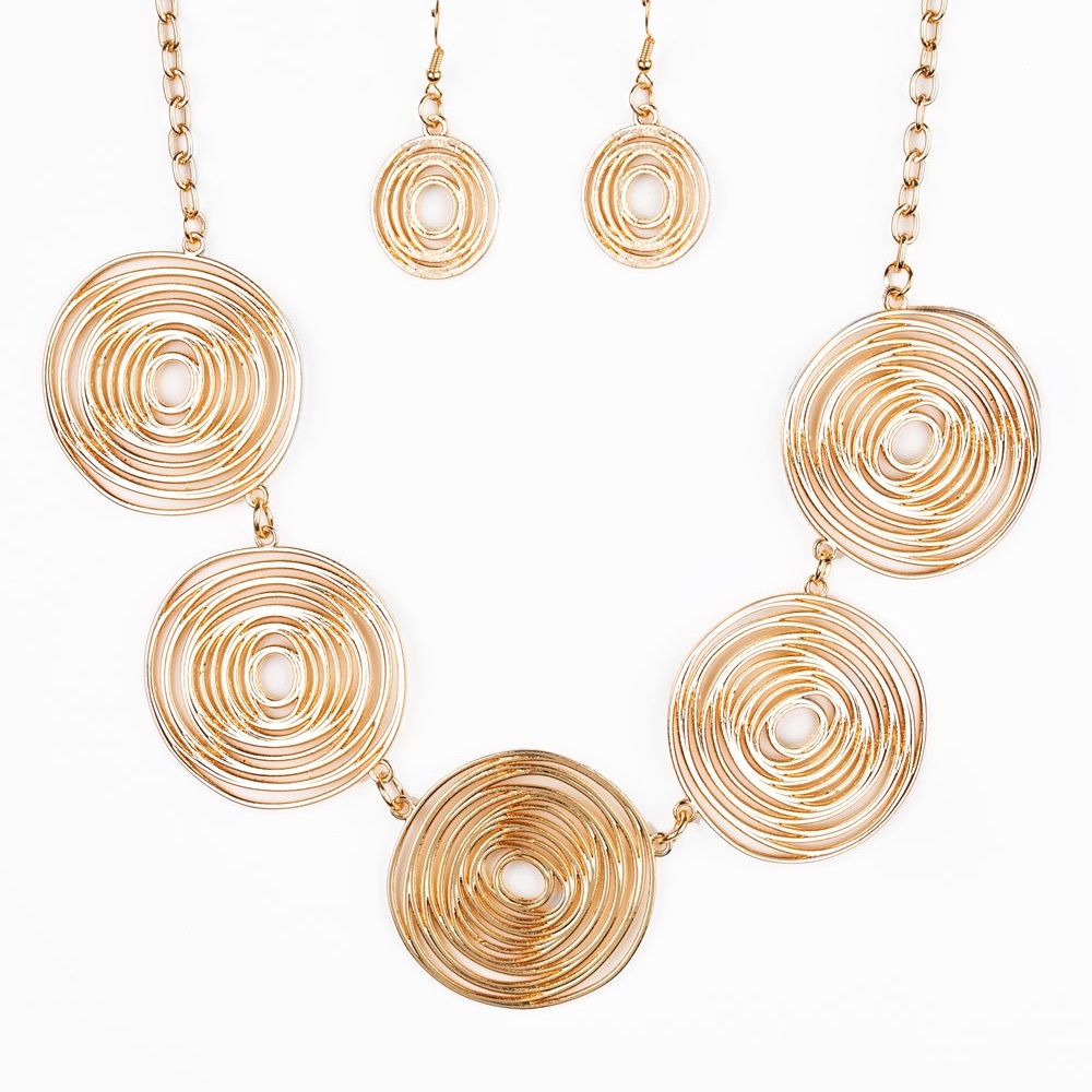 Any item 5 for $25    SOL Gold Medallion Necklace